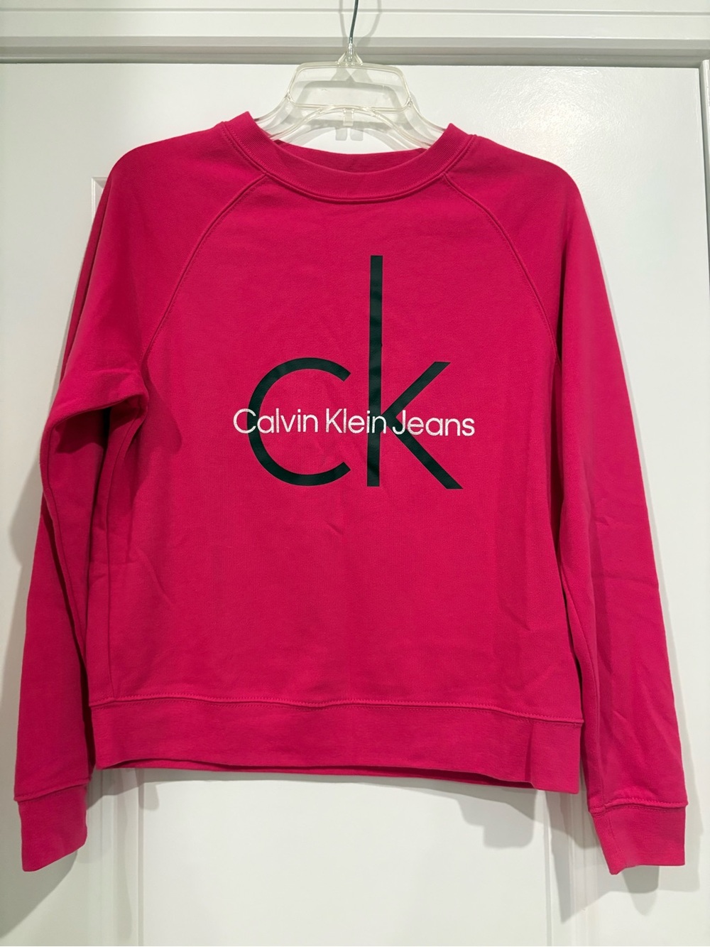 Calvin Klein Pink CK Logo Crewneck Sweatshirt